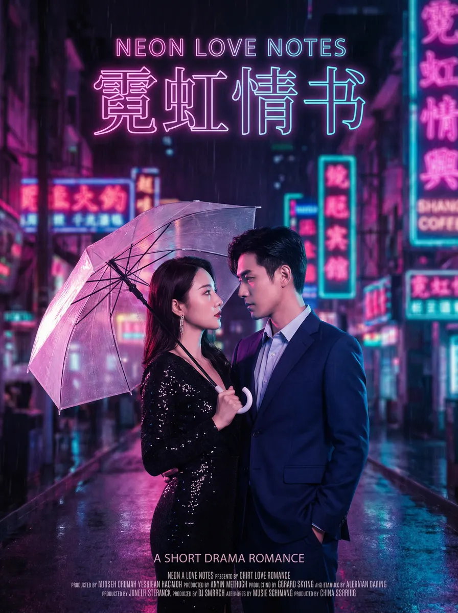 avhub 热播都市爱情短剧 - 霓虹情书海报