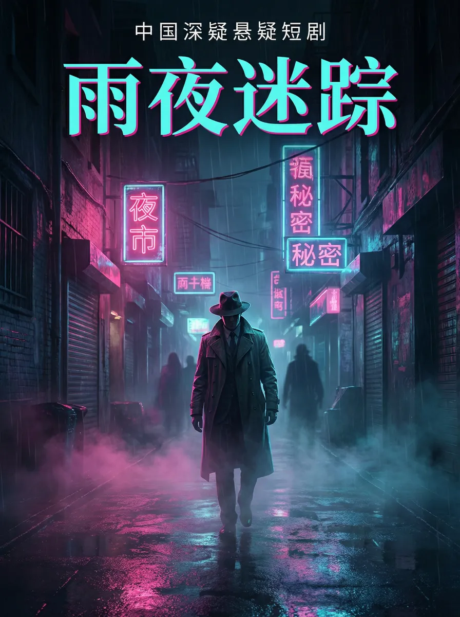 avhub 悬疑追踪短剧 - 雨夜迷踪海报